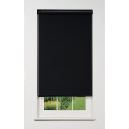 Linen Avenue Cordless 1% Solar Screen Standard Roller Shade, 57 3/4 W x 72 H, Black R2SS1BK5775B72